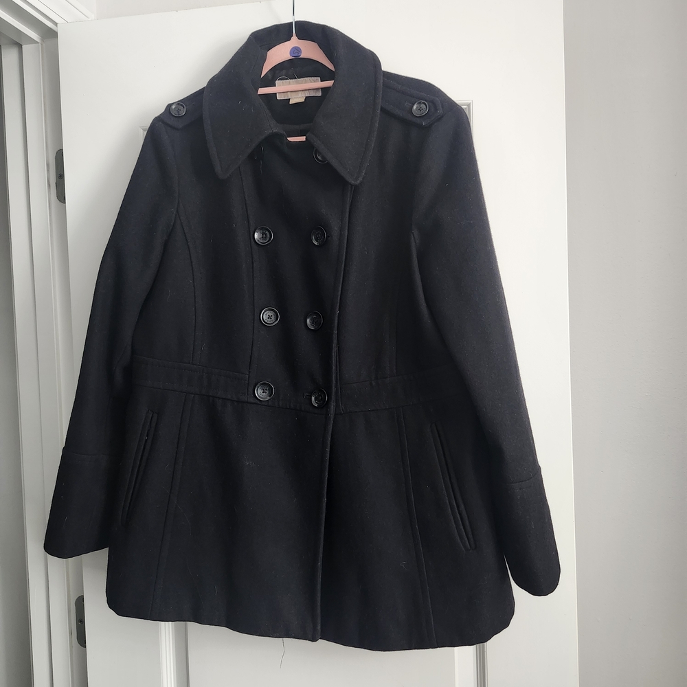 Michael Kors Black Pea Coat